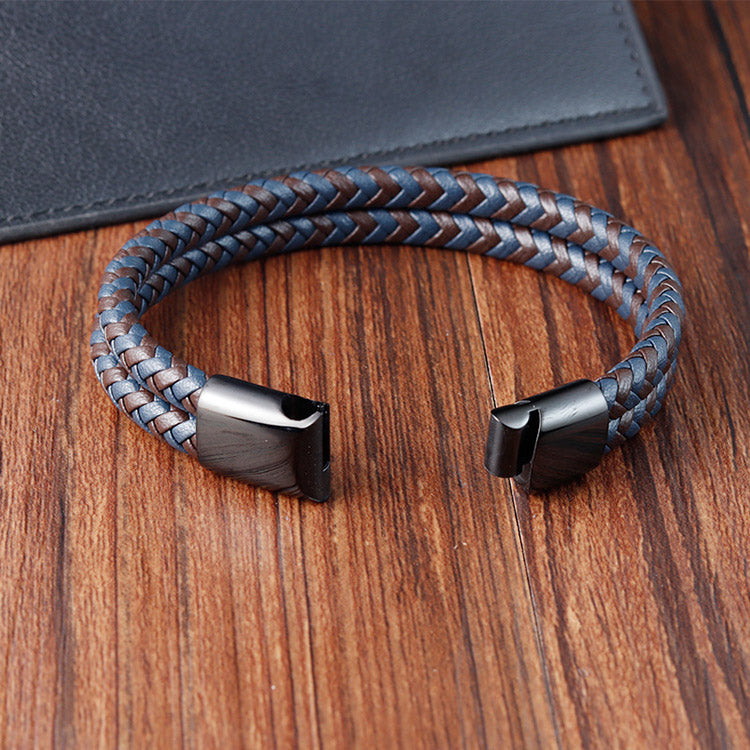 2 Colors Braided Bracelet for Men