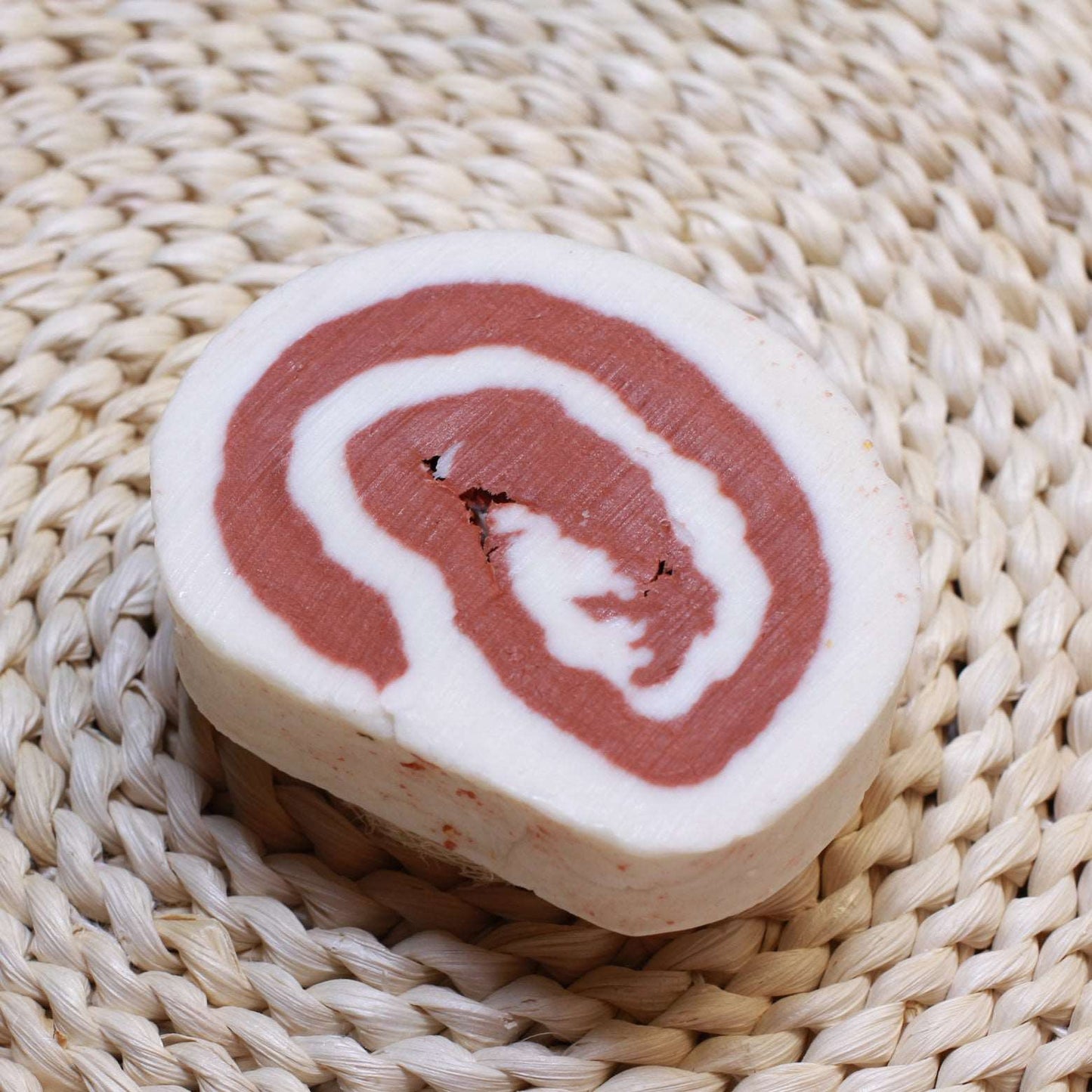 Handmade Carnation Sushi Cold Process Soaps for Face Cleaning Skin Soothing Hydrating Organic