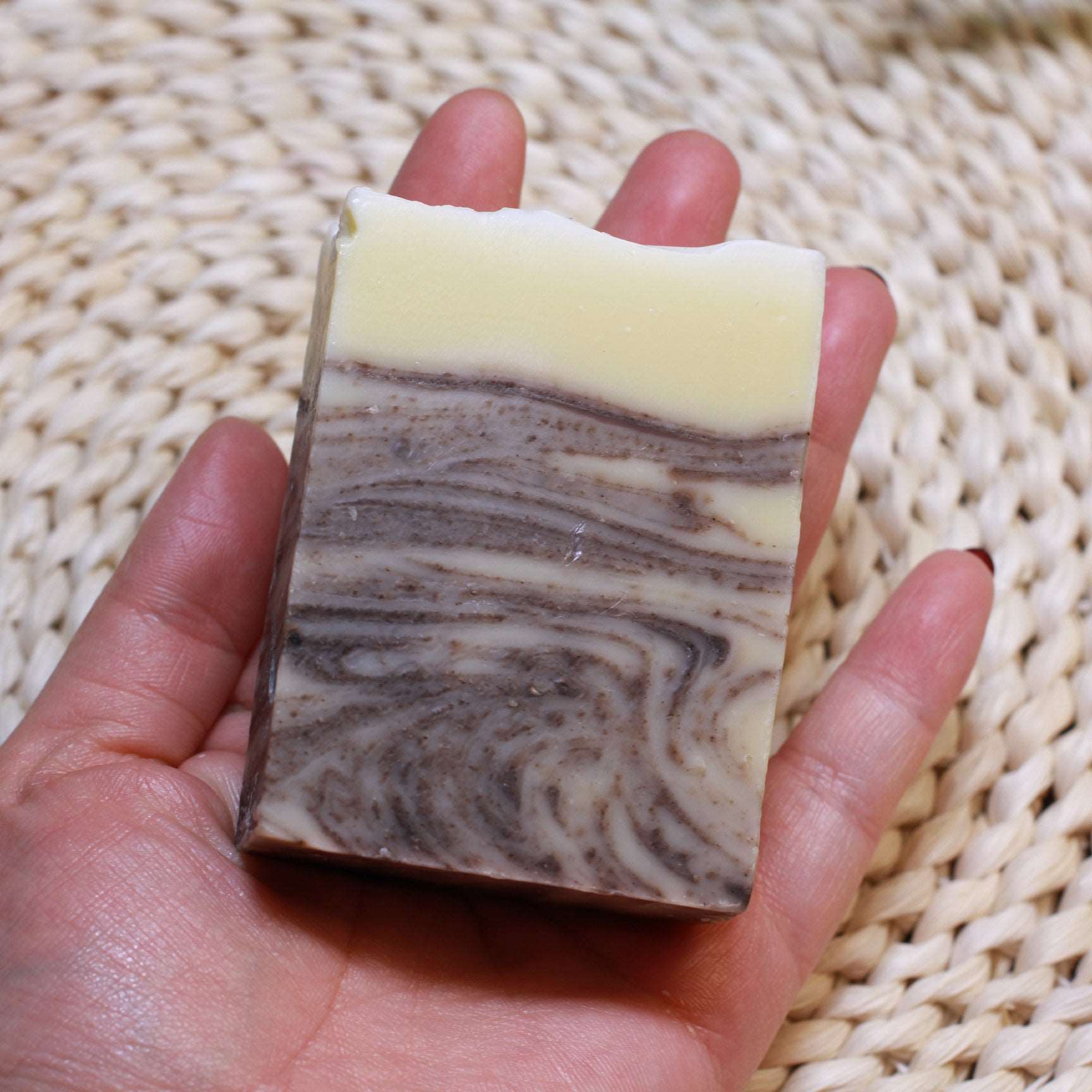 Handmade Lavender & Honey Cold Process Soap for Face Cleaning Hydrating Anti-inflamation Organic Fragrance Free