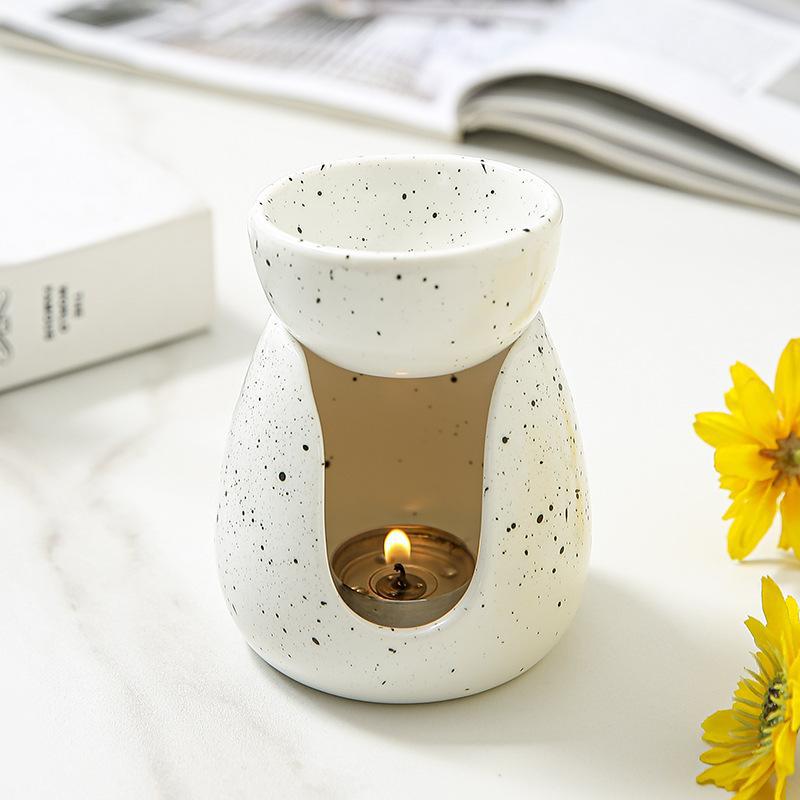 Porcelain Ceramic Candle Holder Essential Oil Diffuser Incense Burner