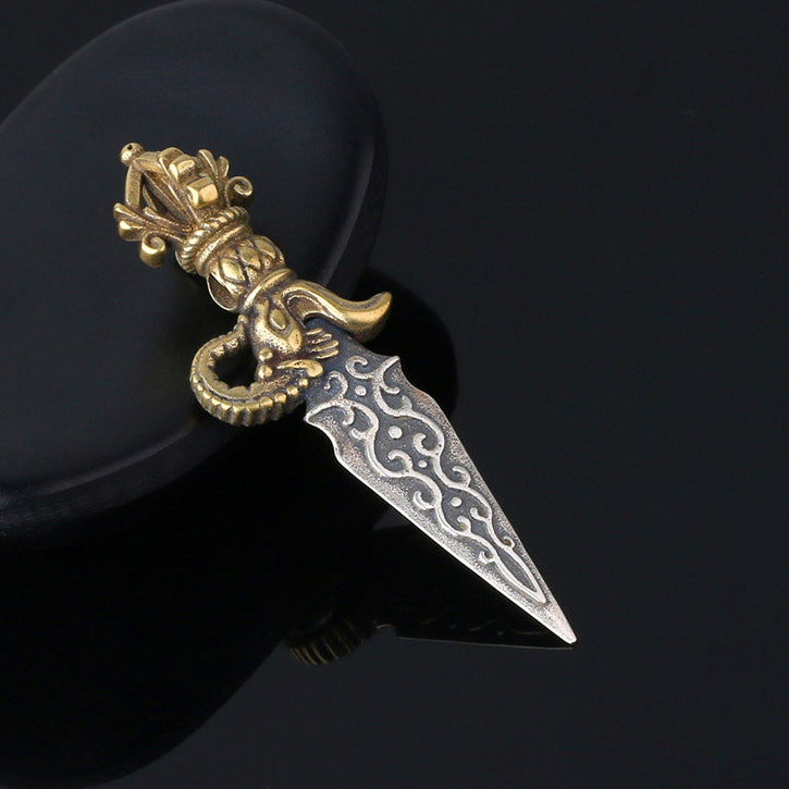 Handcrafted Warrior's Axe or  Warrior's Power of Wisdom Sword S925 Sterling Silver Pendant