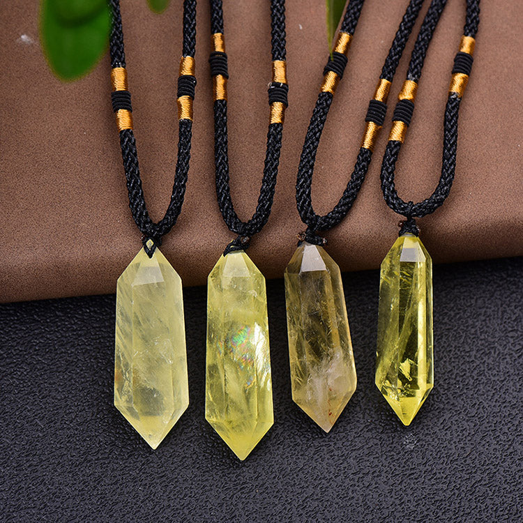 Healing Stone Natural Crystal Pendant