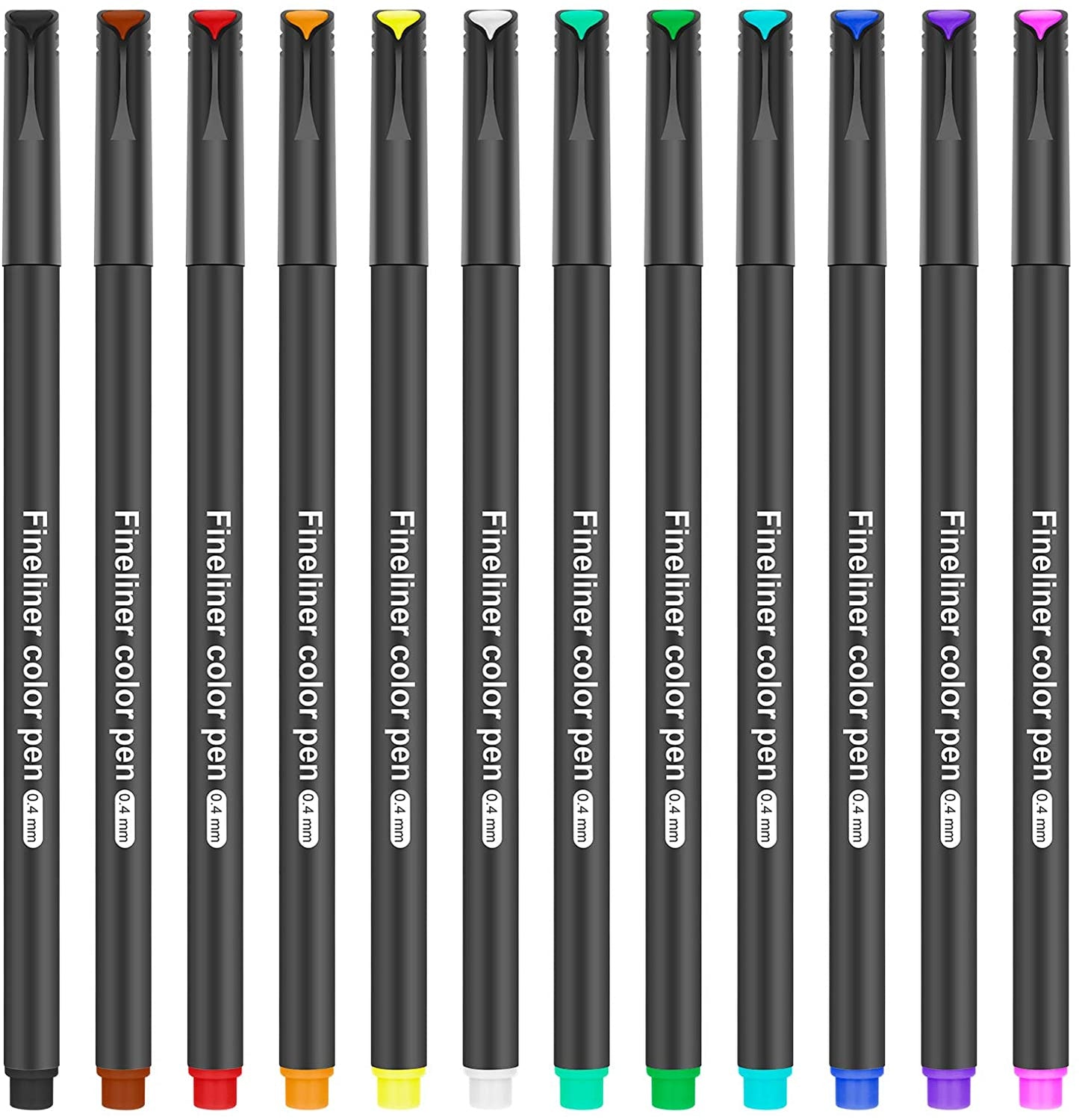 24 Pcs Fine Tip Colored Pens