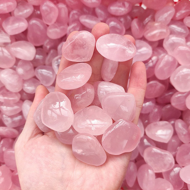 Healing Stone Heart Shape Rose Quartz