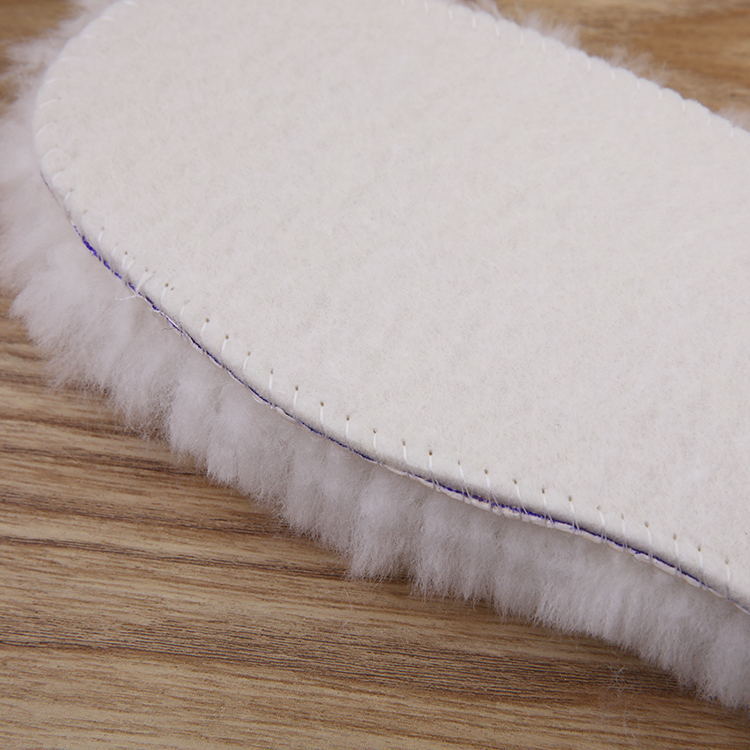 Australian Sheepskin Insoles Thick and Supper Warm Wool Insoles for Children Women Men 1 pcs