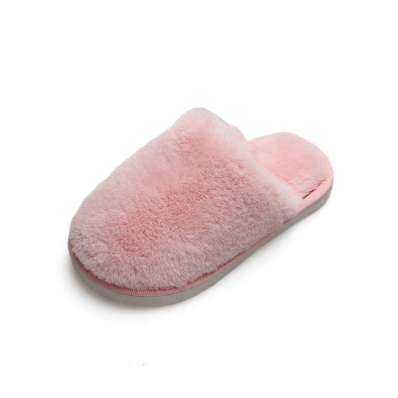 Cosy Children's Fuzzy Velvet Memory Foam Open Back Slippers