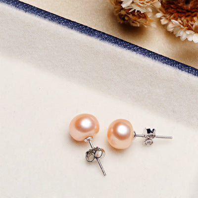 3 Pairs of Baroque Fresh Water Pearls Earrings S925 Silver Stud