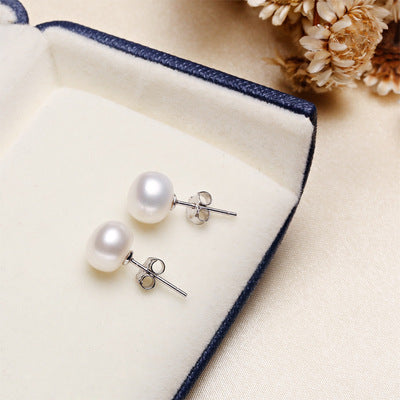 3 Pairs of Baroque Fresh Water Pearls Earrings S925 Silver Stud