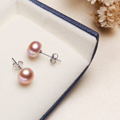 3 Pairs of Baroque Fresh Water Pearls Earrings S925 Silver Stud