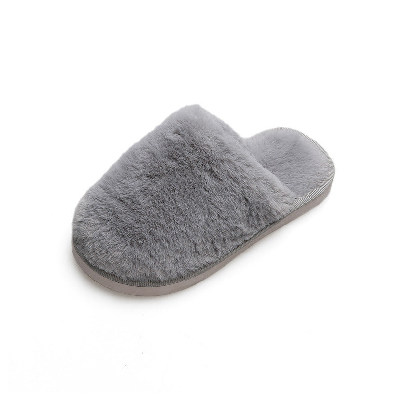 Cosy Children's Fuzzy Velvet Memory Foam Open Back Slippers